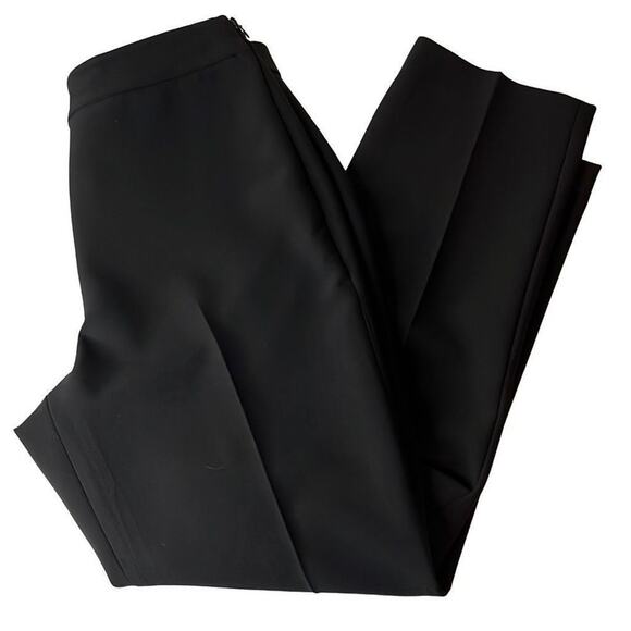 KATE SPADE womens black pants sz 4 straight leg‎ minimalist capsule career - Picture 1 of 8